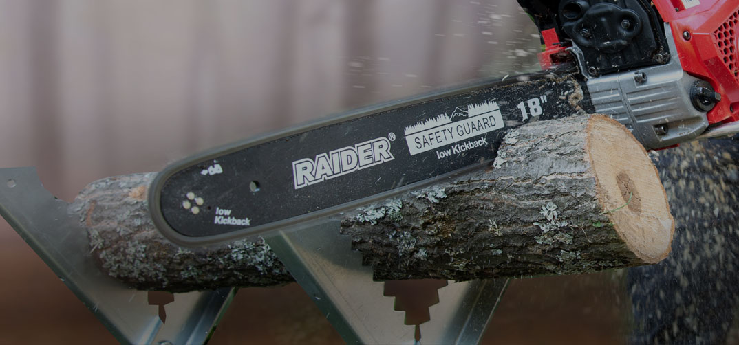 grid banner Raider 1 FORESTRY & GARDENING EQUIPMENT bg