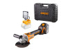 Brushless Angle Grinder &Oslash;125mm 18V 4Ah 16LED 2USB BK-BAG72 thumbnail