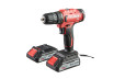 R20 Cordless Drill 2 speed 10mm 44Nm 2x2Ah Case RDP-SPCD20 thumbnail