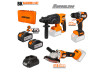 Set polizor unghiular + percutor 18V 2x4Ah valiza BK-AGCDRH3 thumbnail