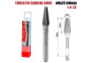 Tungsten Carbide Burr type LX &Oslash;08x22 &oslash;6mm RDP thumbnail