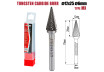 Tungsten Carbide Burr type MX &Oslash;12x25 &oslash;6mm RDP thumbnail