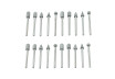 Diamond burrs &oslash;3 20pcs. set thumbnail