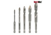 Drill Bits MultiMat&reg; Asymmetrical 5pcs. &Oslash;4 6 8 10 12mm Set thumbnail