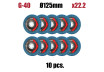 Disc oala pentru slefuit zirconiu 125 mm G-40 thumbnail