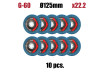 Disc oala pentru slefuit zirconiu 125 mm G-60 thumbnail