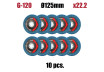 Disc oala pentru slefuit zirconiu 125 mm G-120 thumbnail
