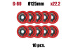 CURVE Flap Disc ceramic 125mm G-80 thumbnail