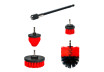 Plastic Brushes &Oslash;50 &Oslash;64 &Oslash;90 &Oslash;100mm 150mm HEX 1/4" 5pcs. Set thumbnail
