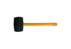 Rubber mallet round wooden handle black 900g BS thumbnail