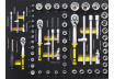 Tray sockets rachets and accessories 1/2"& 1/4" 61 parts TMP thumbnail