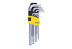 Long arm ball point hex key 1.5-10mm set 9pcs CR-V TMP thumbnail