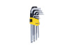 Long arm ball point hex key 1.5-10mm set 9pcs CR-V TMP thumbnail