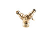 2-way brass connector 3/4",1/2" int.thread TG thumbnail