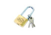 Brass pad lock long shackle 38mm TS thumbnail