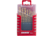 Drill Bits 19pcs. ø1-10mm HSS+TIN Set thumbnail