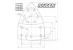 Set 10 foi abrazive perforate Velcro 150х150x100 mm thumbnail