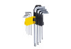 Long arm ball point hex key 1.5-10mm set 9pcs CR-V TMP thumbnail