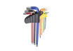 Hex key set 1.5-10 mm, 9 pcs., extra long COLOR TMP thumbnail