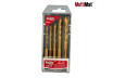Drill Bits MultiMat 4Cut TIN Hex1/4" 5pcs. &Oslash;4 5 6 8 10mm Set thumbnail