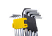 Short arm ball point hex key 1.5-10mm set 9pcs CR-V TMP thumbnail