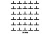 Hydroponic Drip Irrigation Set 30 m 127x Units HARVEST GX thumbnail