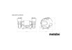 Slefuitor 750W 200mm METABO DSD 200 PLUS trifazat thumbnail