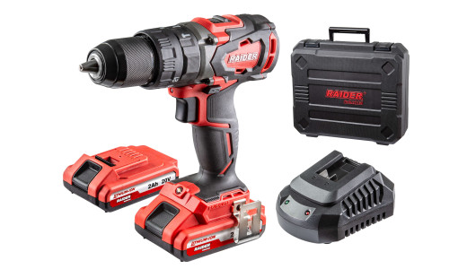 Brushless Cordl. Hammer Drill 20V 2 sp. 2x2Ah 62Nm RDI-CDB02 image