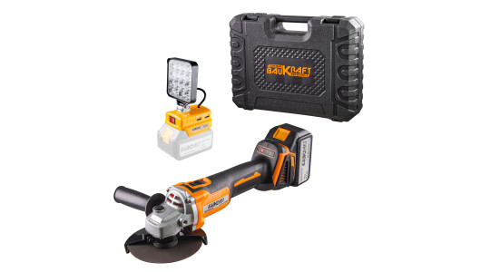 Brushless Angle Grinder Ø125mm 18V 4Ah 16LED 2USB BK-BAG72 image