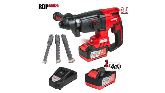 R20 Brushless Rotary Hammer SDS-plus 3J 4fun. 4Ah RDP-BRH20 image