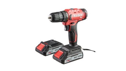 R20 Cordless Drill 2 speed 10mm 44Nm 2x2Ah Case RDP-SPCD20 image