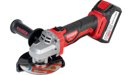 R20 Cordless Angle Grinder Ø125mm 4Ah RDP-SPAG20 Set image