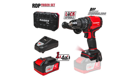 R20 Masina de gaurit cu percutie 20V 4Ah 60Nm RDP-YBID20 image