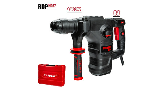 Перфоратор 1600W 32mm SDS-plus 6J рег. обороти AVS RDP-HD67 image