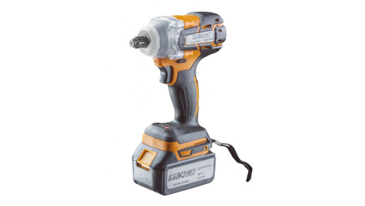 Гайковерт безч. 2-ск. 320Nm 1/2" 18V 4Ah куфар BAUKRAFT BK-BCIW08 image