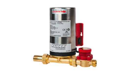 Бустер помпа 90W 3/4" 20L/min 10m INOX 1,2m 120&deg;C RAIDER RD-CWP84 image