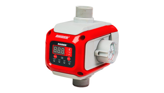 Пресостат електронен 2.2kW 1"M 80&deg;C рег. манометър RD-EPC08 image
