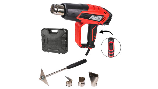 Heat Gun 2000W 2 stages 5 accessories case RD-HG26 image