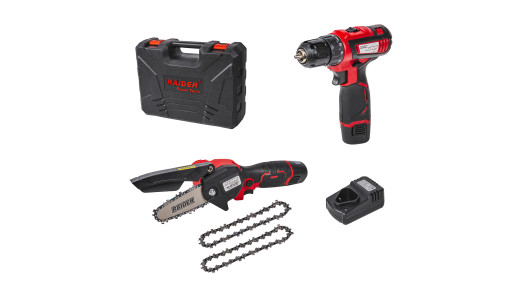 Cordless Drill & Garden Pruner 12V 2x2Ah case RDP-CDLGP02 image