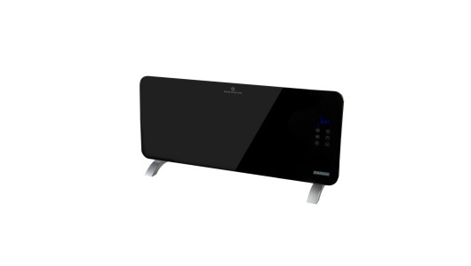 Конвектор със стойка 2kW черно стъкло LED RAIDER RD-PH03 image