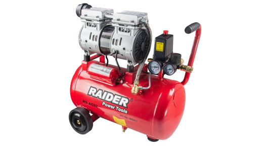 Компресор  24L 0.75kW тих безмаслен RAIDER RD-AC07 image