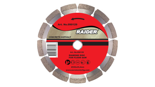 Diamond Disc &Oslash;350x25,4mm for Floor Saw RDP-FS01 image