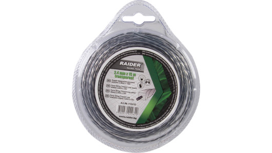 Fir patrat rasucit pentru motocoase 2.4mm х 15m transparent image