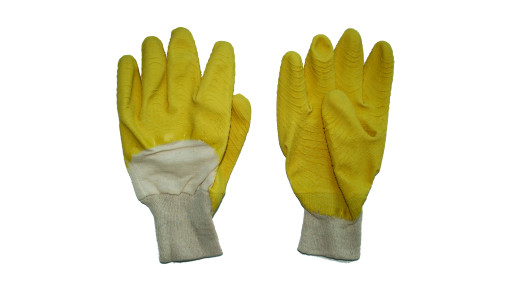 Yellow rubber glove open back TS-RU 001 image