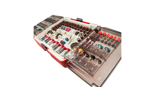 Set 418 accesorii pentru mini polizor&nbsp;drept in cutie image