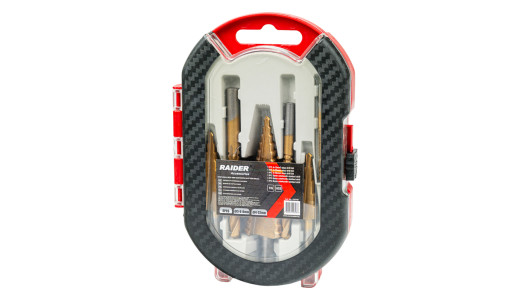 Set 6 buc. burghie &icirc;n trepte și freze &Oslash;3/6/8 mm TIN image