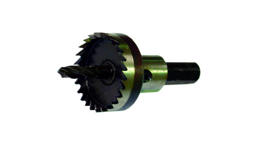 Боркорона за ламарина &oslash;25mm с водач HSS image