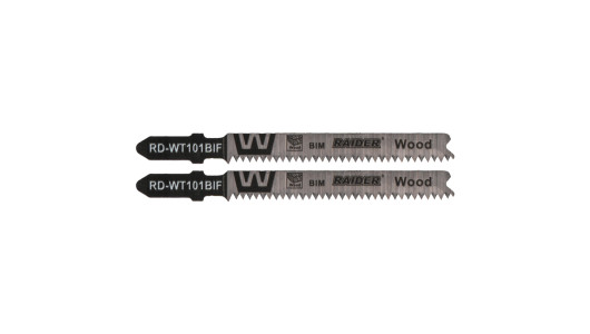 Нож за зеге BIM дърво 80mm 1.7mm 15TPI 2бр. RAIDER RD-WT101BIF image