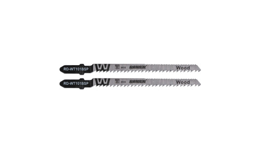 Jigsaw Blades Wood 100mm 2.5-1.2mm 10-21TPI 2pcs RD-WT101BSP image