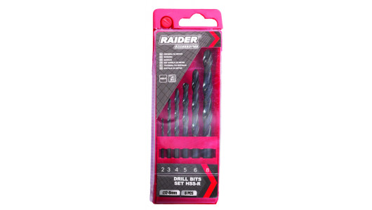 Set burghie 6pcs. &Oslash;2, 3, 4, 5, 6, 8mm HSS-R Set image